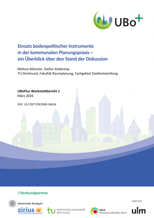UBoPlus Werkstattbericht 1 bodenpolitische Instrumente